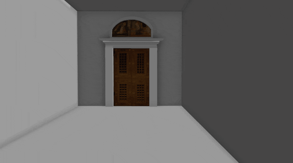 Dynamic digial model of Lippi&rsquo;s Annunciation.