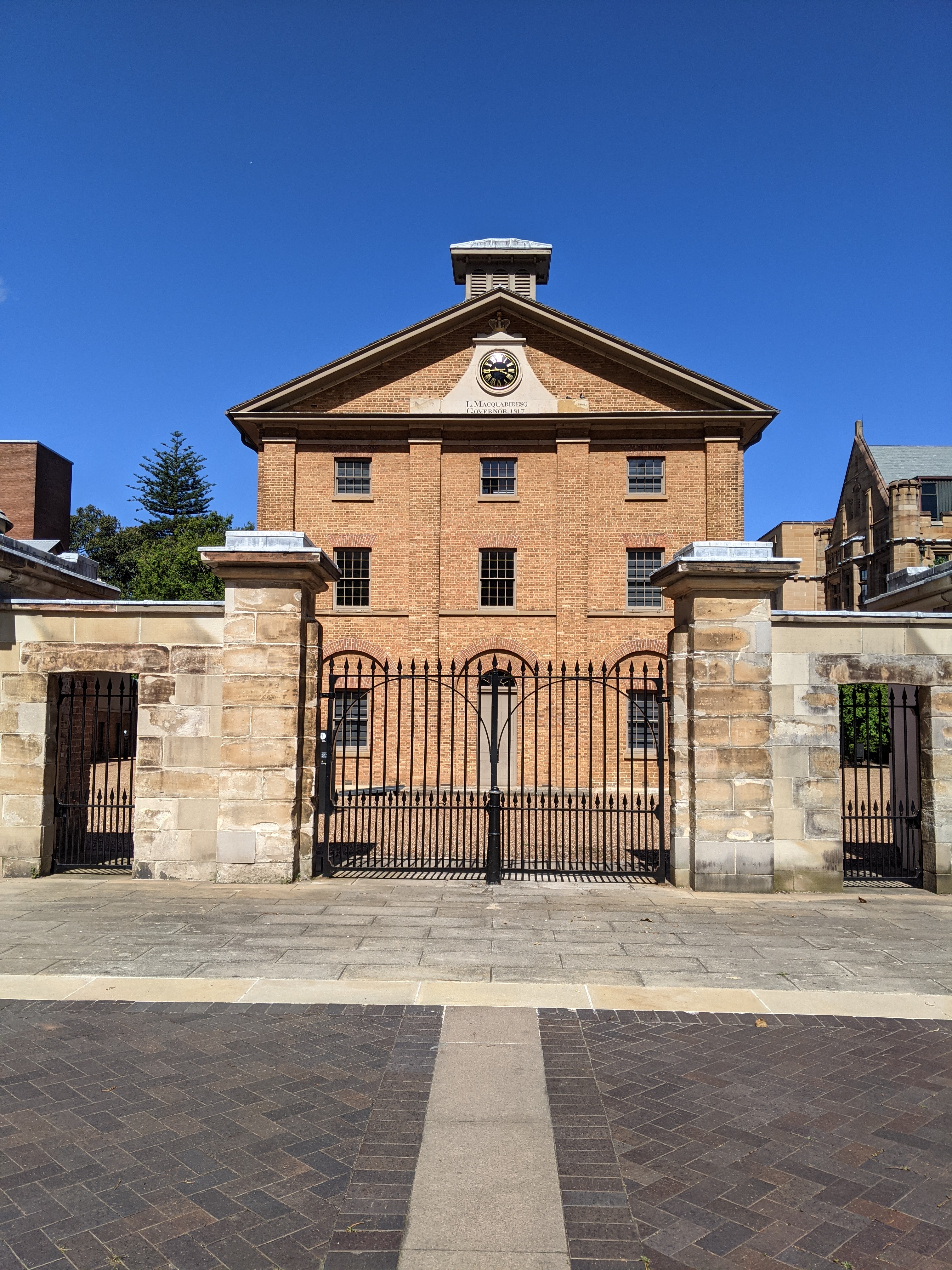 A photograph of Hyde Park Barracks